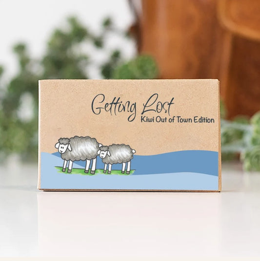 Skip the destination! Discover rural NZ with the Getting Lost Kiwi Out of Town card game. 15 direction + activity cards. grab yours from coffee and moo NZ.