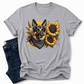 German Shepherd Sunflower Graphic Tee