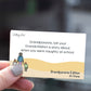 "Getting lost" grandparents edition card game. featuring 30 double sided activity + direction cards. image shows a card from the game with the text " Grandparent, tell your grandchildren a story about when you were naughty at school. Grab yours pack from Coffee and Moo NZ.,