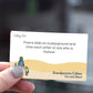 "Getting lost" grandparents edition card game. featuring 30 double sided activity + direction cards. image shows a card from the game with the text " Find a slide on a playground and time each other to see who is fastest. Grab yours pack from Coffee and Moo NZ.,